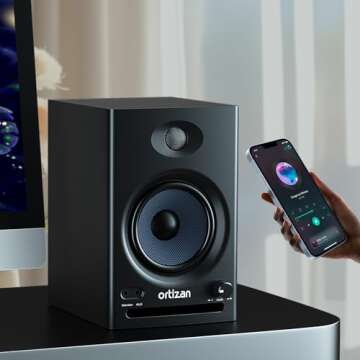 Ortizan C7 Active Studio Monitors with Bluetooth