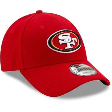 New Era Men's Scarlet San Francisco 49ers The League 9FORTY Adjustable Hat