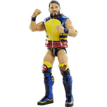 WWE Johnny Gargano Fan TakeOver 6-in/15.24-cm Elite Action Figure with Fan-voted Gear & Accessories, 6-in/15.24-cm Posable Collectible Gift for WWE Fans Ages 8 Years Old & Up [Amazon Exclusive]