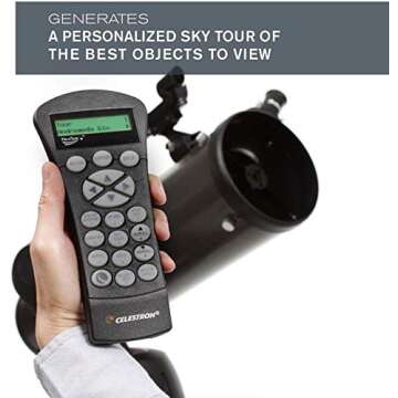 Celestron - NexStar 130SLT Computerized Telescope - Compact and Portable - Newtonian Reflector Optical Design - SkyAlign Technology - Computerized Hand Control - 130mm Aperture