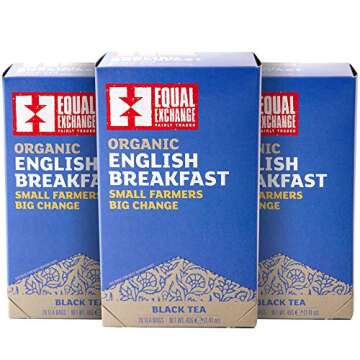 Equal Exchange Organic English Breakfast Tea, 20-Count (Pack of 3)