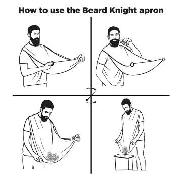 Beard Apron White