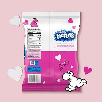 NERDS Valentine’s Day Candy | Strawberry and Punch Flavors | Sweet and Sour Candy Individually Wrapped Treat-Size Boxes of Candy, Valentine's Day Classic Candy, 9.8oz, Pack of 24