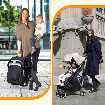 GAOMON Compact One-Hand Fold Lightweight Stroller