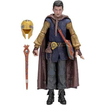 Dungeons & Dragons Honor Among Thieves Golden Archive Simon Collectible Figure 6-Inch Scale D&D Action Figures