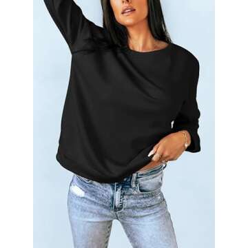 Dokotoo Women's Long Sleeve Sweatshirt - Fall 2024