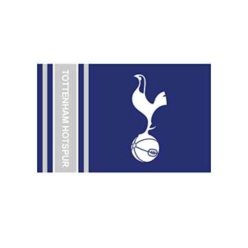 Tottenham Hotspur FC Wordmark Stripes Flag (5 x 3ft) (Navy)