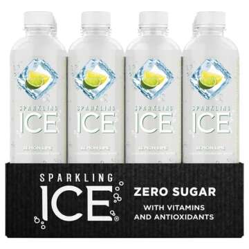 Sparkling Ice Lemon Lime - Zero Sugar Sparkling Water (Pack of 12)