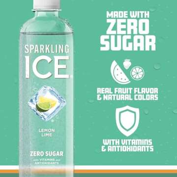 Sparkling Ice Lemon Lime Sparkling Water 12 Pack