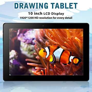 Frunsi T11 Pro Standalone Drawing Tablet with Screen,10.1 inch FHD Display,No Computer Needed,Octa-Core CPU,Pre-Installed Drawing Apps & Tutorials,More Bonus Items for Beginners, Artists, Students