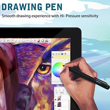 Frunsi T11 Pro Standalone Drawing Tablet with Screen,10.1 inch FHD Display,No Computer Needed,Octa-Core CPU,Pre-Installed Drawing Apps & Tutorials,More Bonus Items for Beginners, Artists, Students