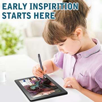 Frunsi T11 Pro Standalone Drawing Tablet with Screen,10.1 inch FHD Display,No Computer Needed,Octa-Core CPU,Pre-Installed Drawing Apps & Tutorials,More Bonus Items for Beginners, Artists, Students