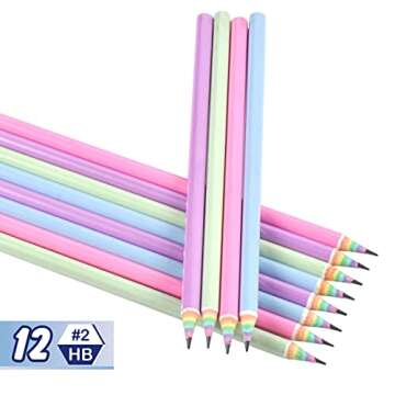 Eco-Friendly Recycled Paper HB Pencils 12-Pack