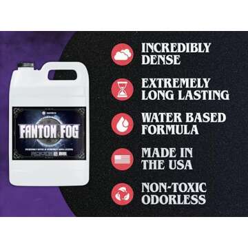 Fantom Fog 1 Gallon Long Lasting Dense Mist Fluid