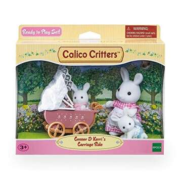 Calico Critters Connor & Kerri’s Carriage Ride - Enchanting Adventures Await with This Adorable Doll Playset