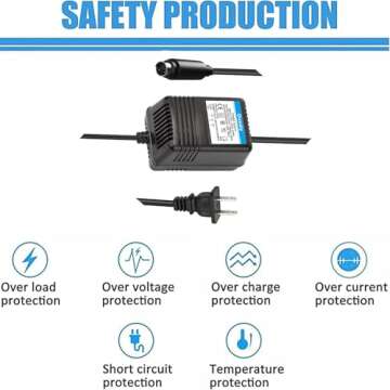 Ousaly18VX2 500mA Powe Adapter for Behringer XENYX (502, 802, 1002),PSV3UL, MXVL3 MX602A, UB502, UB802, UB1002, Q502USB, Q802USB, Q1002USB,Eurorack Mixers (FX-18B-MP3),18V Power Supply Mini 3 Pin Din