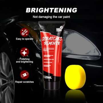 Scratch Remover for Vehicles,Car Scratch Remover,Car Scratch Repair Paste,Best Deep Scratch Remover for Cars,2024 Upgrade Car Paint Scratch Repair Kit for Car Various Surfaces (1Pcs)