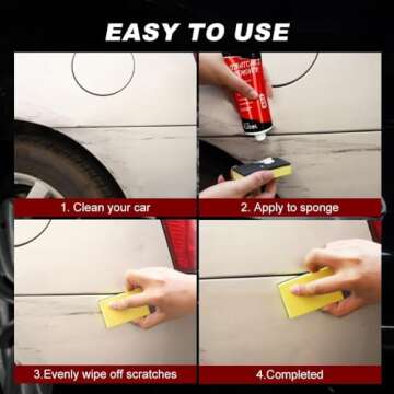 Scratch Remover for Vehicles,Car Scratch Remover,Car Scratch Repair Paste,Best Deep Scratch Remover for Cars,2024 Upgrade Car Paint Scratch Repair Kit for Car Various Surfaces (1Pcs)