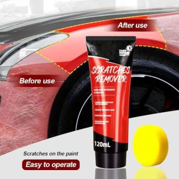 Scratch Remover for Vehicles,Car Scratch Remover,Car Scratch Repair Paste,Best Deep Scratch Remover for Cars,2024 Upgrade Car Paint Scratch Repair Kit for Car Various Surfaces (1Pcs)