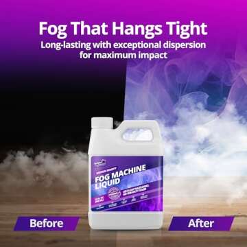 Premium Water-Based Fog Machine Liquid - 32 oz