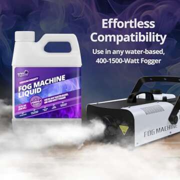 Premium Water-Based Fog Machine Liquid - 32 oz