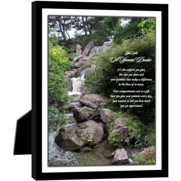 Comfort You Give Doctor Gift - Framed Poem