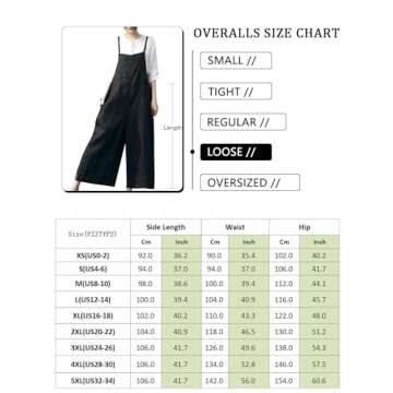 YESNO Women Casual Loose Boyfriend Bib Pants Summer Wide Leg Cotton Jumpsuits Rompers with Pockets XS-5X (S PZZTYP2 Rust)