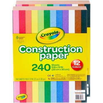 Crayola Construction Paper - Bulk Supply for Kids