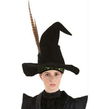 Professor McGonagall Costume Hat for Harry Potter Fans