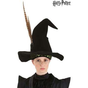 Professor McGonagall Costume Hat for Harry Potter Fans