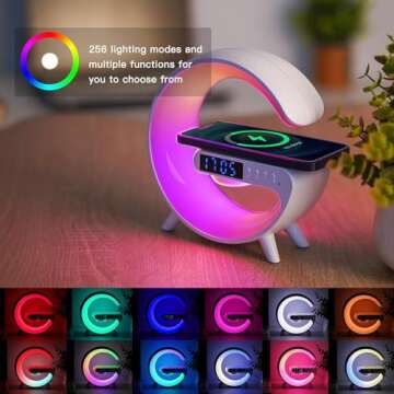 Wireless Speaker Charger & Atmosphere Light - 2024