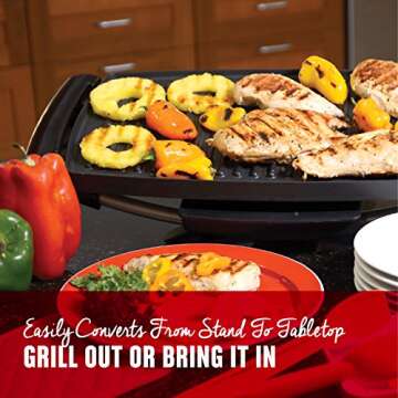 George Foreman 12-Serving Electric Grill in Red