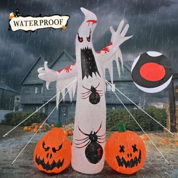 Kesfitt Halloween Inflatable Yard Decor 8FT