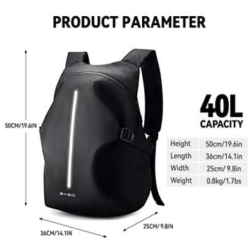 Waterproof Motorcycle Backpack for Riding & Outings