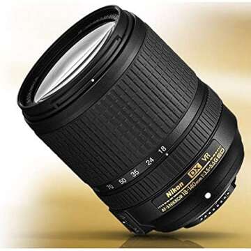 Nikon 18-140mm f/3.5-5.6G VR Lens | Versatile Travel Zoom