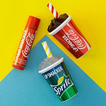 Lip Smacker Coca Cola Collection, lip balm for kids - Coca-Cola & Sprite, trio