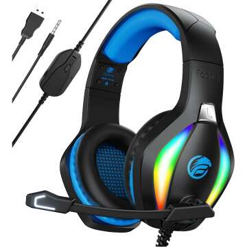 Fachixy FC100 Gaming Headset with Microphone - Immerse in 2024