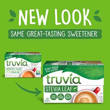 Truvia Original Calorie-Free Sweetener Packets, 40 Ct (12-Pack)