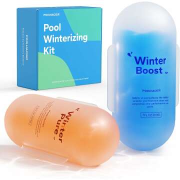 3 in 1 Winter Closing Kit - Pool Winterizing Kit for Above Ground Pool and inground Pools, Easy to Use - Up to 30,000 Gallon