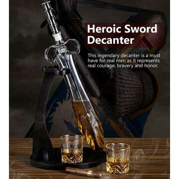 Heroic Sword Decanter Set