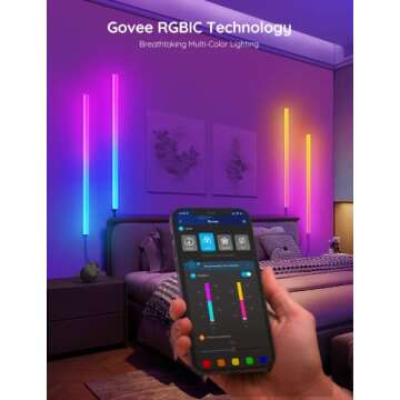 Govee Glide RGBIC LED Wall Lights with Alexa Support