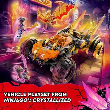 LEGO NINJAGO Cole’s Dragon Cruiser Car Toy for Kids