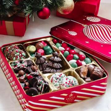 Delightful Holiday Gourmet Chocolate Gift Basket