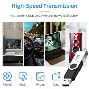 Grehge gh-Speed Thumb Drive Waterproof Memory Stick Metal USB Drive Data Storage with Keychain Design Pen Drive Jump Drive for Data Backup and Transfer for PC/Laptop