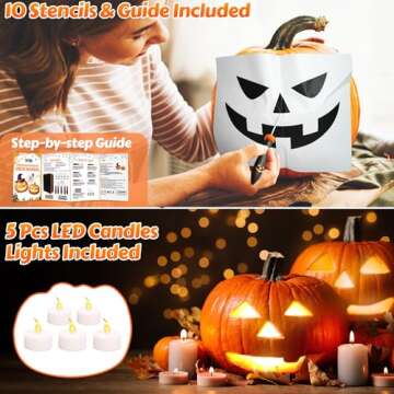 ZIZZ Pumpkin Carving Tools Set for Halloween Fun