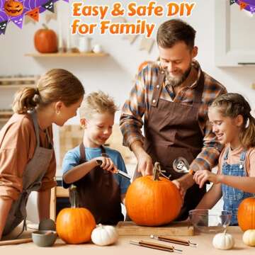 ZIZZ Pumpkin Carving Tools Set for Halloween Fun