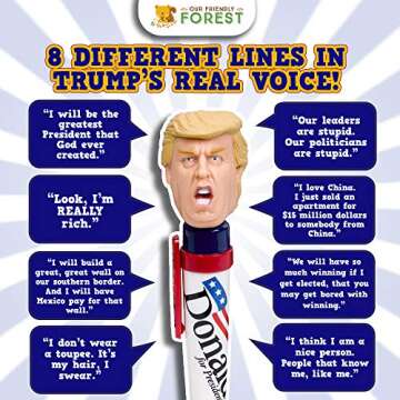 Trump Talking Pen - Fun Gifts for Men & Fathers