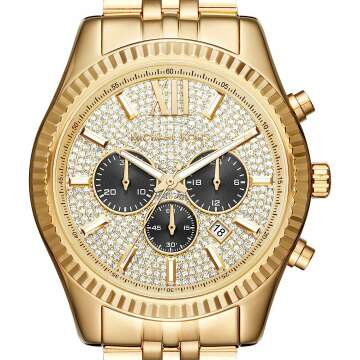 Michael Kors Lexington Stainless Steel Chronograph Watch