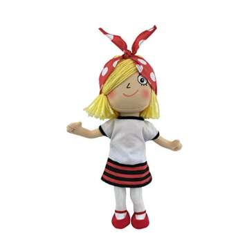 MerryMakers Rosie Revere, Engineer Soft Doll, 11-Inch, from Andrea Beaty's Rosie Revere, Engineer STEM Book Series, Multi (1859)