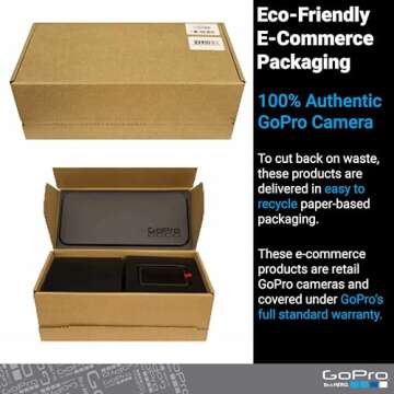 GoPro Hero12 Black E-Commerce Package - Waterproof Action Camera with 5.3K60 Ultra HD Video, 27MP Photos, HDR, 1/1.9" Image Sensor, Live Streaming, Webcam, Stabilization